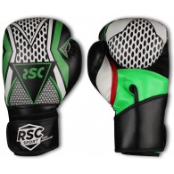 Перчатки боксёрские RSC PU 3613 RSC 12 унций Серо-зеленый